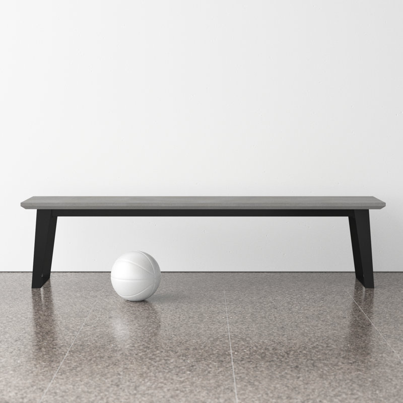 Rami Concrete Bench, Gray