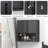 Steel Kitchen Pantry Cabinet With Lock And Open Shelf - 120LB Capacity Adjustable Metal Storage Cabinet,Wall-Mounted Organizer-953896114