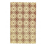 Mekaylah Hand Woven Cotton and Wool Geometric Area Rug