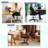 Ergonomic Desk Chair, Mesh Home Office chair, Swivel Desk, Computer Chair with Lumbar Support, Height Adjustable with Foot Ring-1047469245