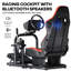 Fauteuil de jeu de course ergonomique et réglable avec haut-parleurs intégrés Inbox