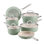 KitchenAid Hard-Anodized Ceramic Induction Cookware Set, 10 Piece, Cardamom