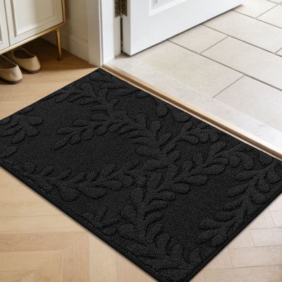 Dirt Trapper Doormat Super Absorbent & Machine Washable Entryway Rug - Non-Slip Indoor Welcome Mat for Front Door