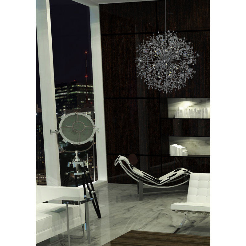 Mattern 18 - Light Dimmable Sputnik Sphere Chandelier
