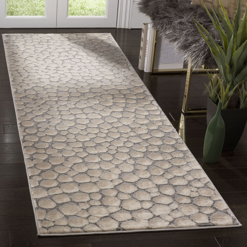 Edvin Performance Geometric Rug, Runner 2'7" x 8'
