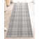 Tapis gris clair à tissage plat Kehr