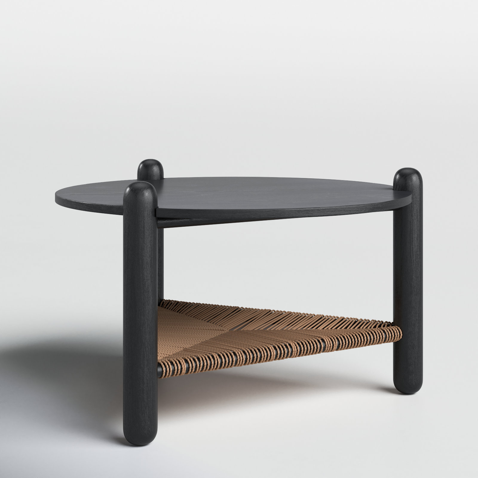 Trish Coffee Table, Wood Black, Black
