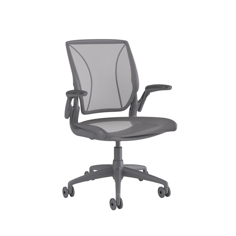 World Mesh Task Chair, Gray, Silver, Adjustable