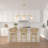3 - Light Dimmable Kitchen Island Linear Chandelier-1621455352