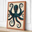 Geometric Octopus Coastal - Wrapped Canvas-326684917-326684925
