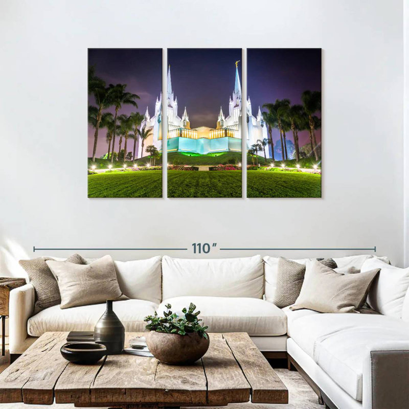Adella LDS Church, 48" H x 74" W