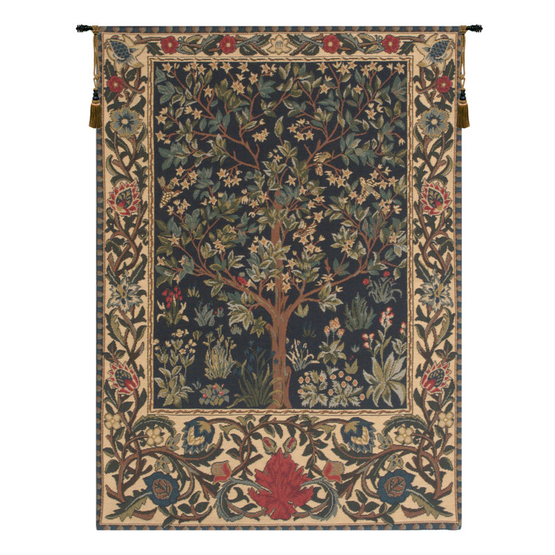 Loom Woven Cotton Blend Wall Hanging, 56" H x 36" W