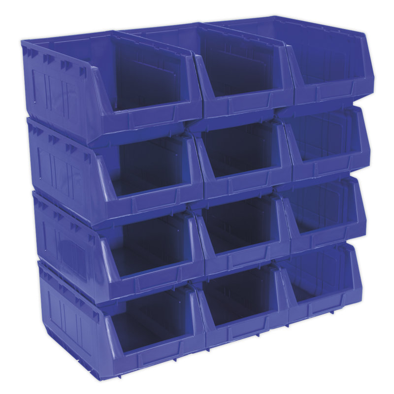 Rebrilliant Plastic Decorative Bin, Blue