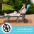 Scanlan Outdoor Wicker Chaise Lounge , Cushion Included