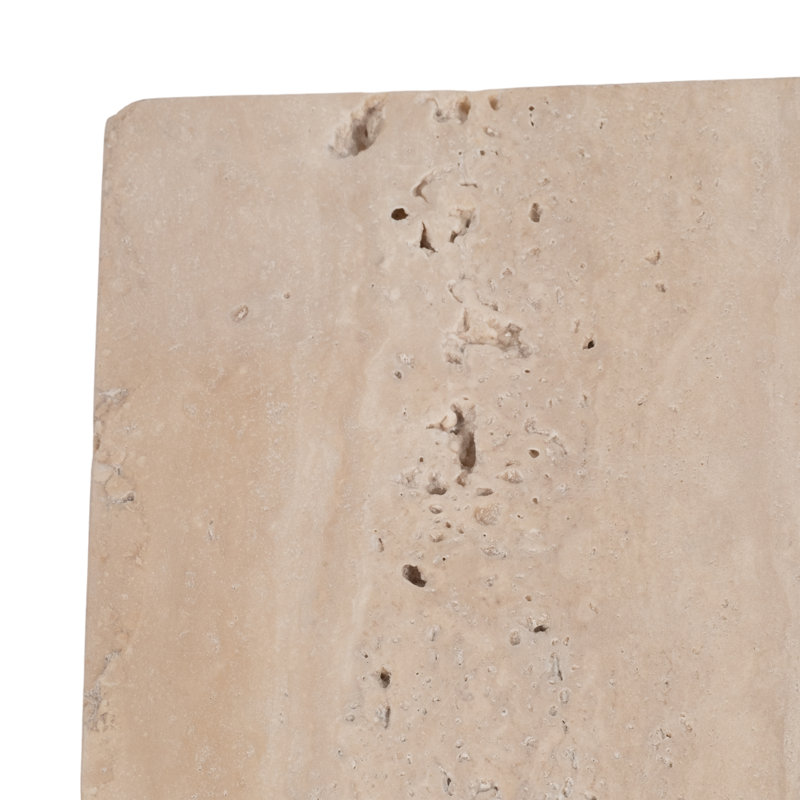 Présentoir à livres Marble, Brun clair, travertin
