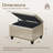 23.6" W Rectangle Upholstered Storage Ottoman-671574809
