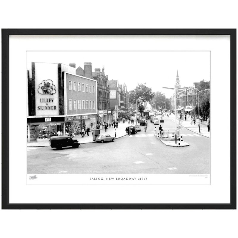 Ealing, New Broadway C1965 by Francis Frith - Single Picture Frame Print, 40cm H x 50cm W x 2.3cm D