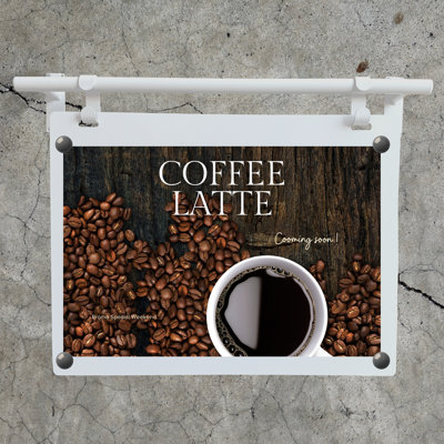 Contemporary Style Hanging Menu Magnetic Chalkboard 22X28 Sign