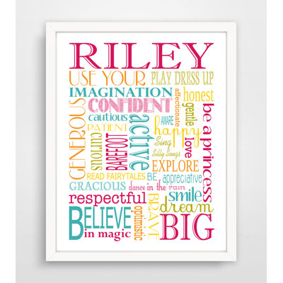 Impression sur papier Princess Playroom Rules