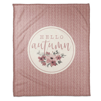  Jeté polaire Hello Autumn