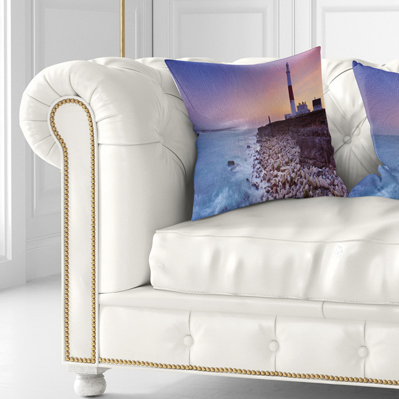 Coussin dorset de mer portland bill shore, 16 po x 1 po, Coussin décoratif