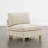 Solena 34.6" W Comfy Upholstered Armless Chair With Solid Wood Base-1269476714
