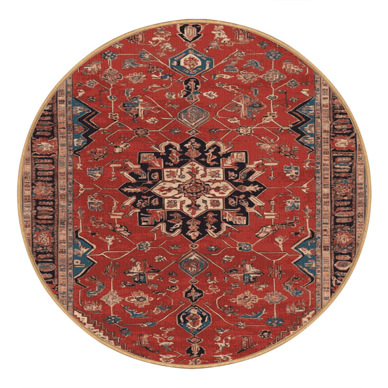 Tapis brun lavable à la machine