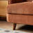 Retro Straight-Layout Fabric Lounge Sofa
