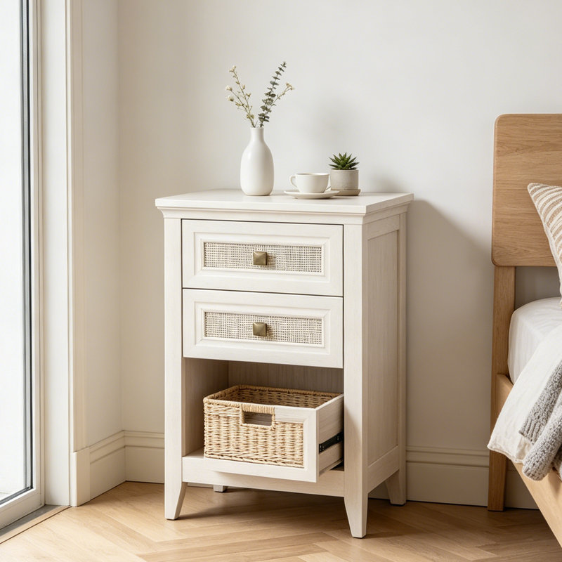 Table de chevet Boho Farmhouse
