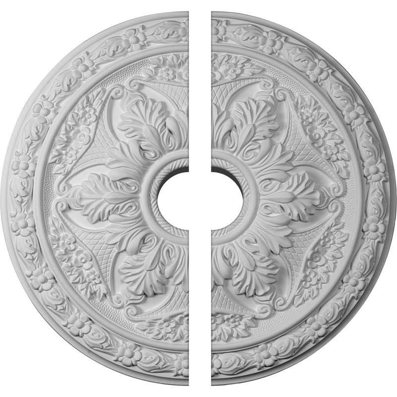 Médaillon de plafond H 20 po x l 20 po x P 1,63 po Baile