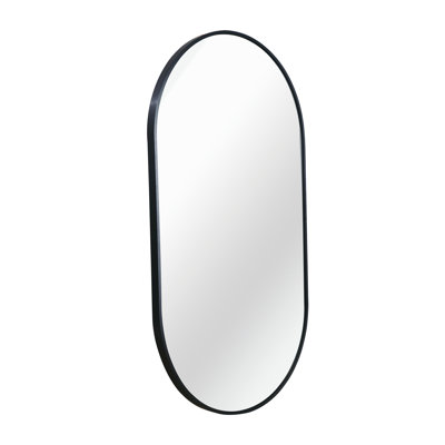 Metal Oval Mirror