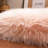 Diller Soft Pink Faux Sheepskin Fur Machine Washable Shag Fluffy Area Rug-700067082