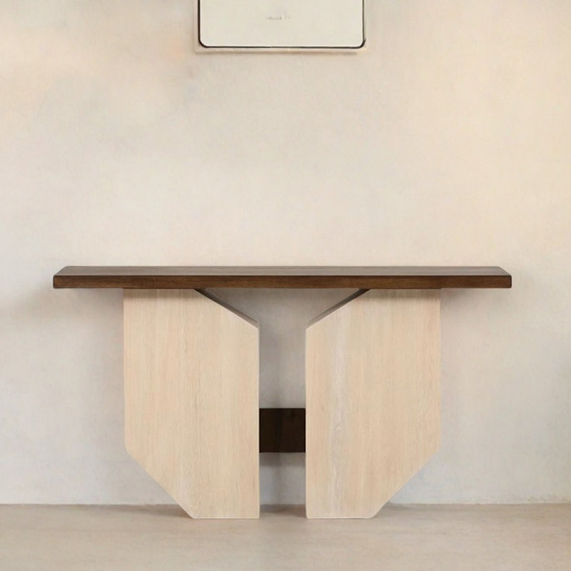 Console French French, H 31,5 po x l 47,2 po x P 13,8 po