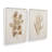 Tan Leaf Impressions Set of 2-313433021-313433011