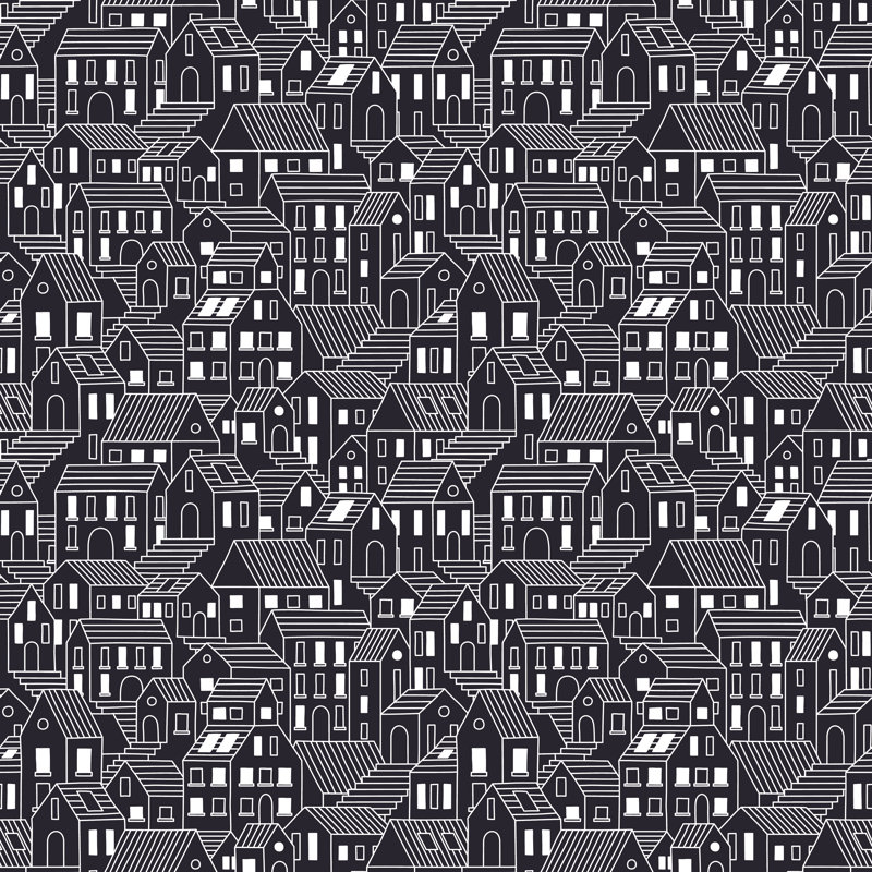 «Shelli Town House», impression sur toile, H 12 po x l 12 po