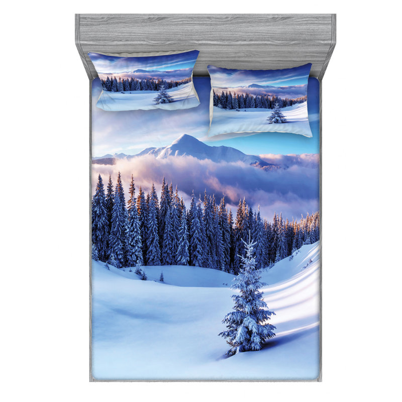 Microfiber Fitted Sheet, Full Sheet Set with Fitted Sheet