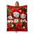 Snowmen Poinsettia Trio