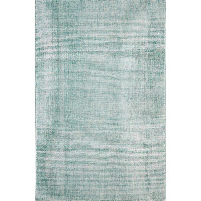 Harrison Handmade Tufted Wool Green Area Rug 