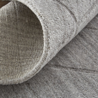 Kentoria Handmade Viscose Ivory/Silver Rug