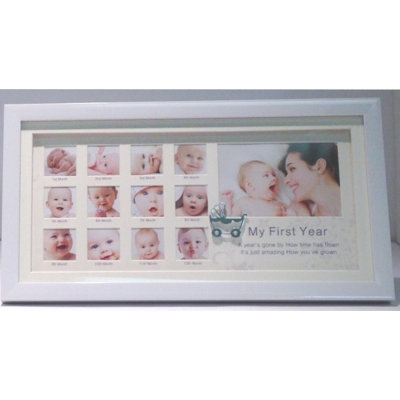 Bate Silver Metal Matte Picture Frame