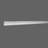 RPS-4400 1.62'' H x 96'' W x 0.69'' D Urethane Chair Rail