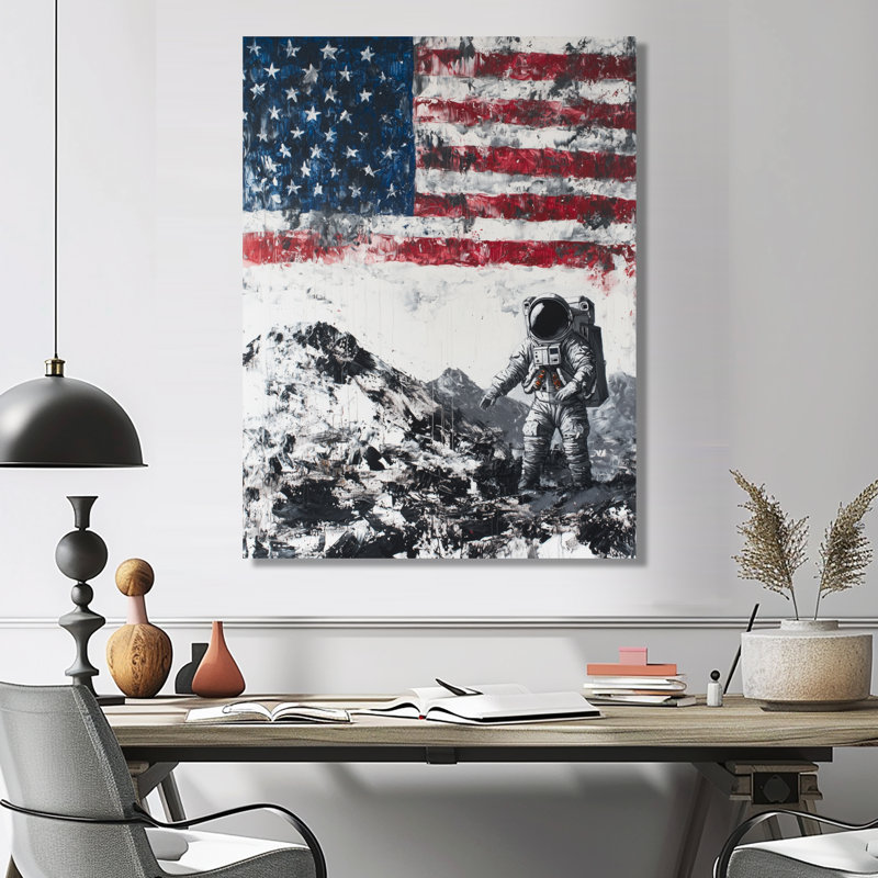 Scurio - Fantasy Wall Art Living Room, H 20 po x l 12 po, Toile tendue, Ne s’applique pas