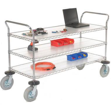 Kellianne 36'' H x 37.25'' W Utility Cart with Wheels