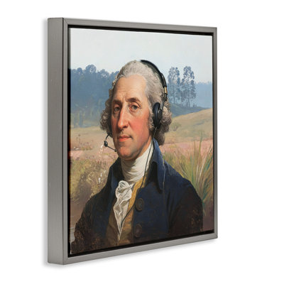 Classical Gentleman with Headset Floating Frame, design by CAD Designs
