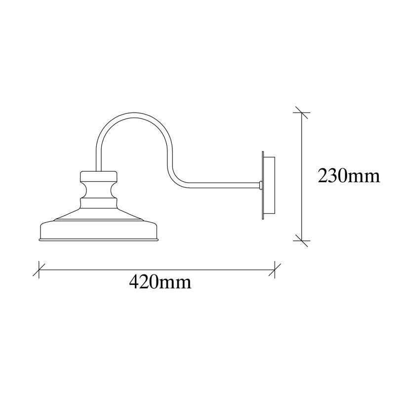 Excalibur 1 -Light Dimmable Sconce, Gold