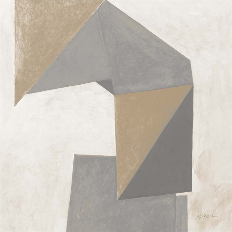 «Paper Trail Travertine Crop» par Mike Schick, art mural sur toile