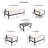 Townsend Sofa Seating Group with Sunbrella® Cushions-93082664-93082666