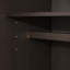 Armoire 100% bois massif 2 portes Kolossi avec boutons en métal-40736474
