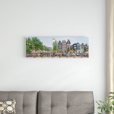 Cityscape I, Amsterdam, North Holland Province, Netherlands by Panoramic Images - Wrapped Canvas Panoramic Gallery-Wrapped Canvas Giclée