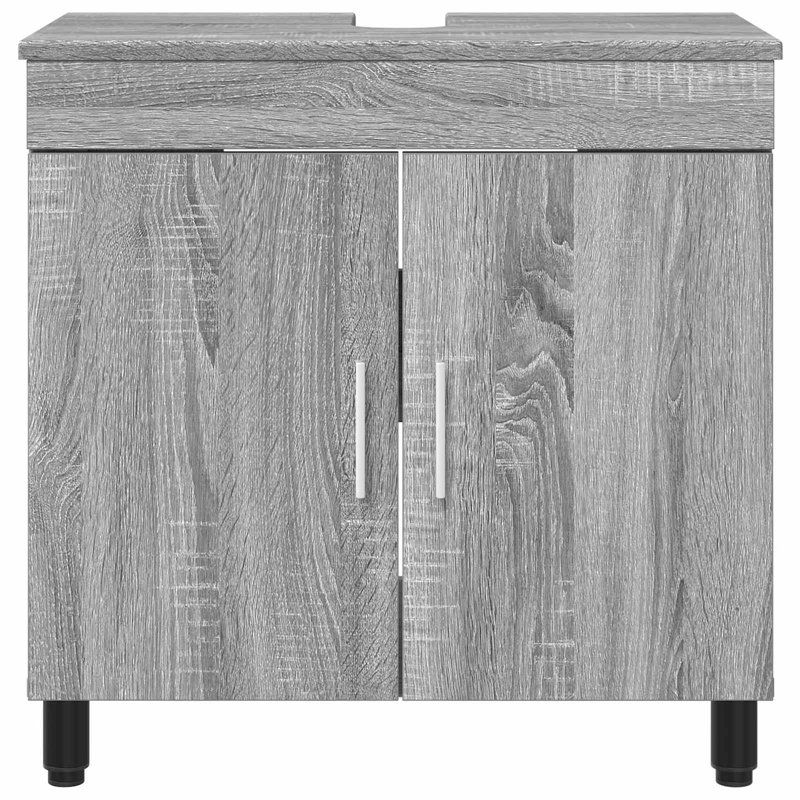 60cm Bathroom Vanity Base Only, Grey Sonoma